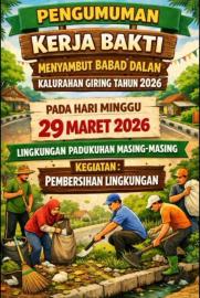 Gugur Gunung menyambut Babad Dalan Giring